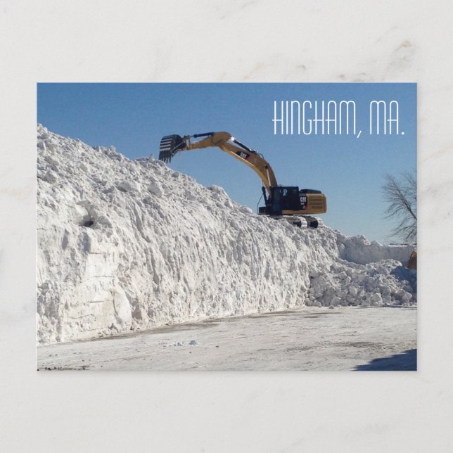 Postal Postcard de Hingham Massachusetts (Anverso)