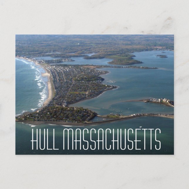 Postal Postcard de Hull Massachusetts (Anverso)