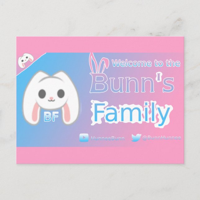 Postal Postcard de HunneBunn (Anverso)