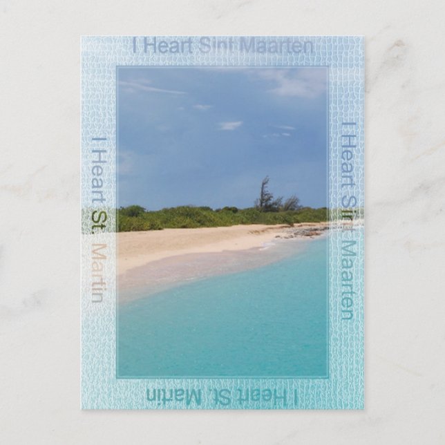 Postal Postcard de I Heart Sint Maarten (Anverso)