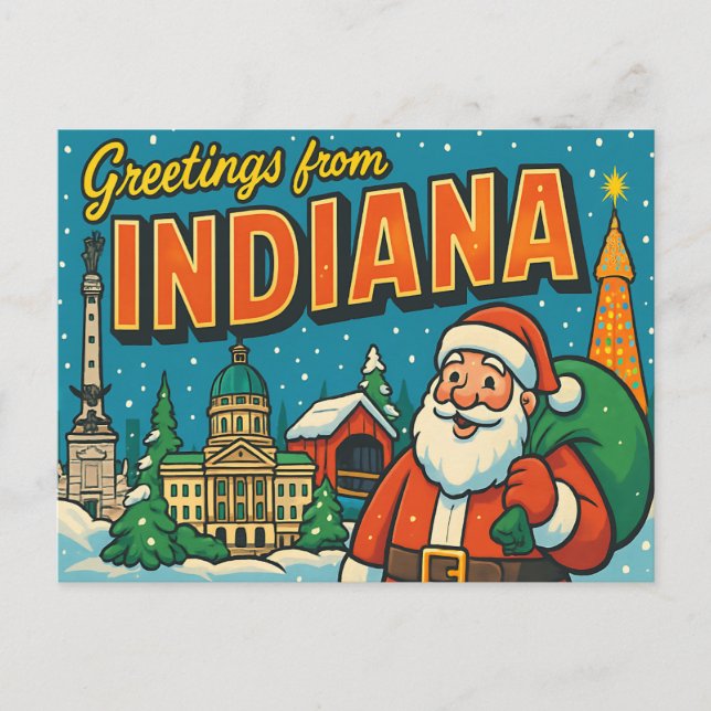 Postal Postcard de INDIANA (Anverso)