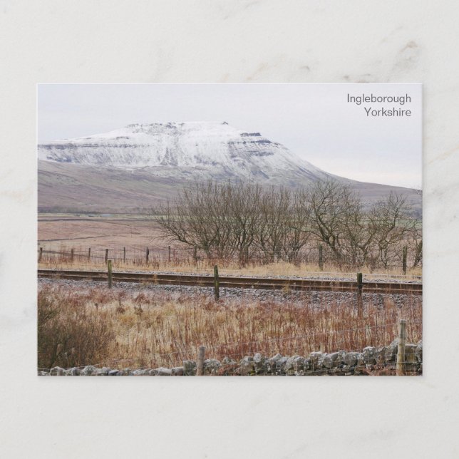 Postal Postcard de Ingleborough Yorkshire (Anverso)