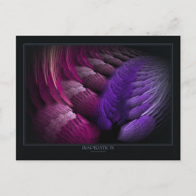 Postal Postcard de inspiración (Anverso)