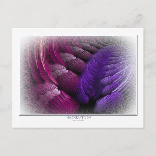 Postal Postcard de inspiración (Anverso)