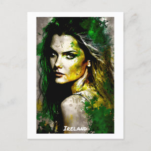 Postal Postcard de Irlanda - Colección Mundial de Mujeres