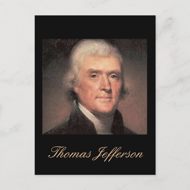 Postal Postcard de Jefferson (Anverso)
