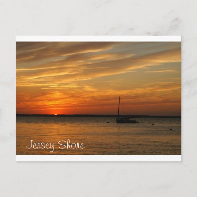 Postal Postcard de Jersey Shore (Anverso)