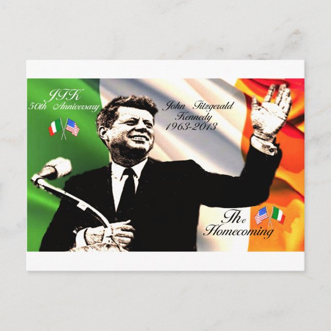 Postal Postcard de JFK (Anverso)