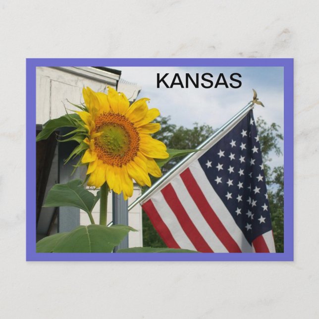 Postal Postcard de Kansas (Anverso)
