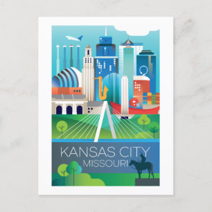 Postal Postcard de Kansas City, Missouri