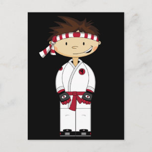 Postal Postcard de Karate Boy