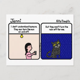 Postal Postcard de Kitty Thoughts