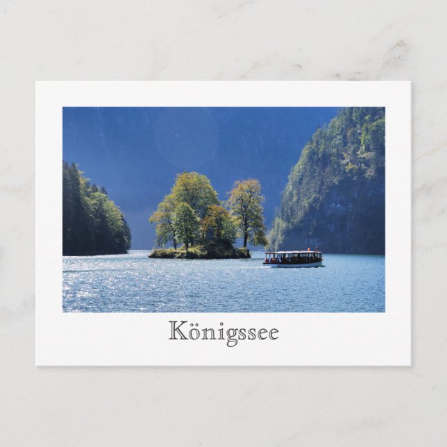 Postal Postcard de Königssee (Anverso)