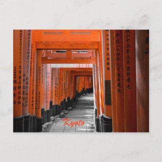 Postal Postcard de Kyoto — Santuario Fushimi Inari