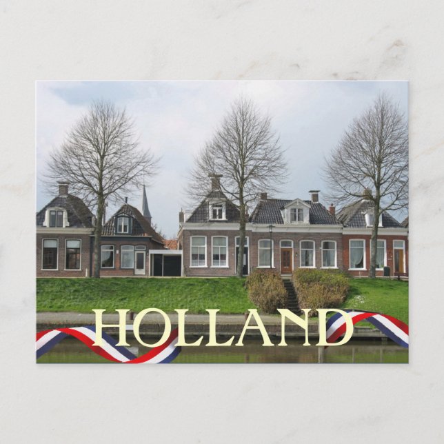 Postal Postcard de la aldea Holland (Anverso)