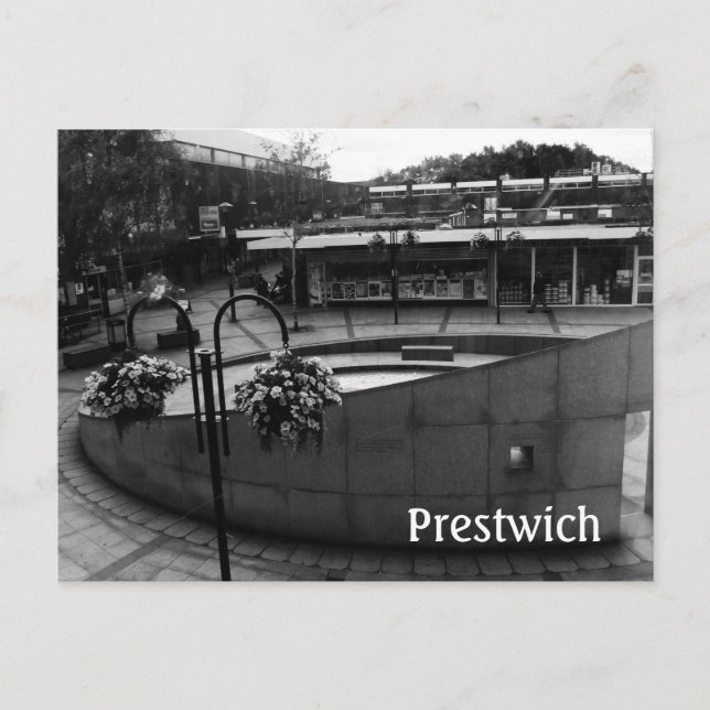 Postal Postcard de la aldea Prestwich (Anverso)