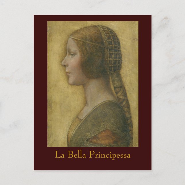 Postal Postcard de La Bella Principessa (Anverso)