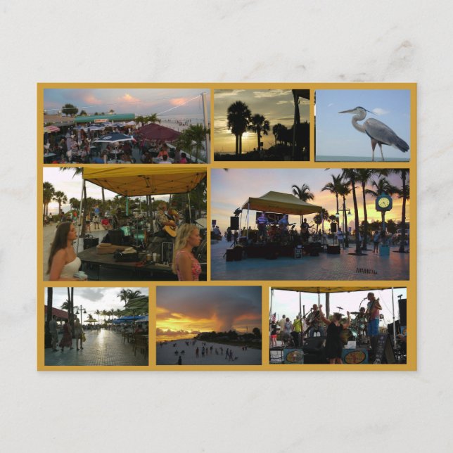 Postal Postcard de la celebración del atardecer - Fort My (Anverso)