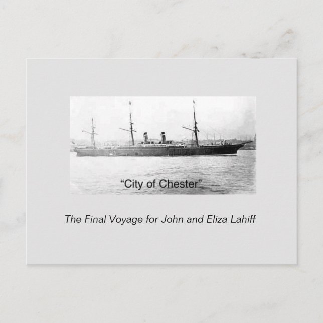 Postal Postcard de la ciudad de Chester (Anverso)