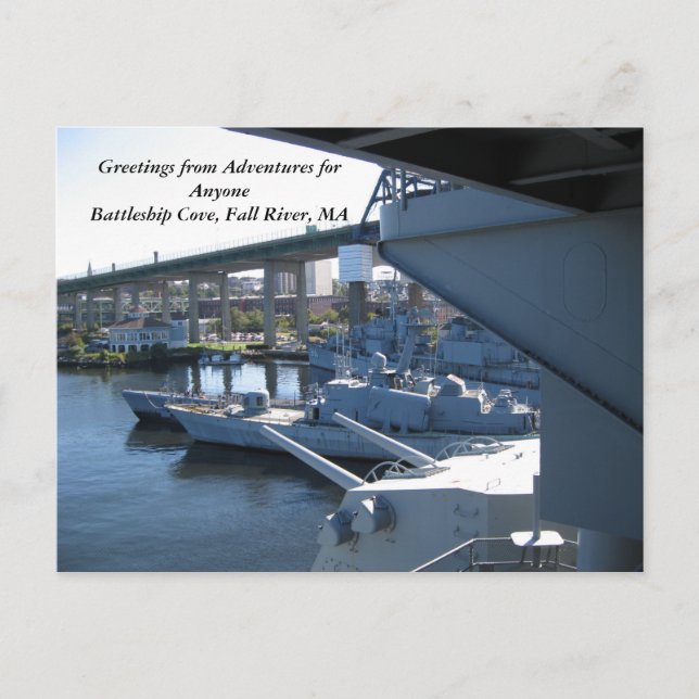 Postal Postcard de la cueva del buque de guerra AFA (Anverso)