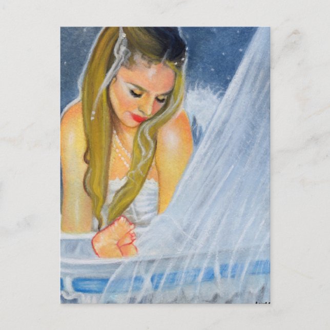 Postal Postcard de la cuna del amor (Anverso)