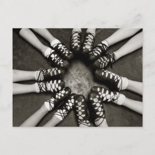 Postal Postcard de la danza irlandesa Ghillies