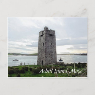 Postal Postcard de la isla de Achill