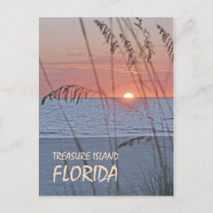 Postal Postcard de la isla del tesoro