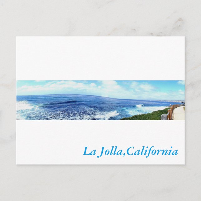 Postal Postcard de La Jolla California (Anverso)