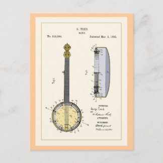 Postal Postcard de la patente de Teed