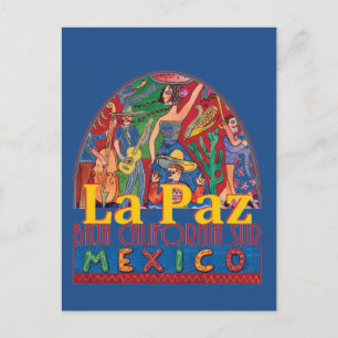 Postal Postcard de LA PAZ México