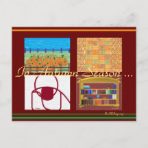 Postcard de la temporada de otoño de 2021