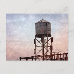 Postal Postcard de la Torre de Agua de Brooklyn