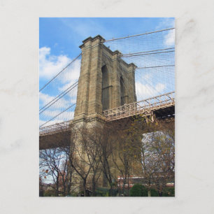 Postal Postcard de la Torre puente de Brooklyn
