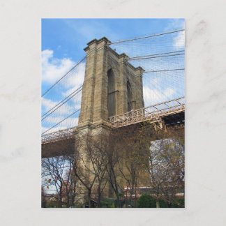 Postal Postcard de la Torre puente de Brooklyn
