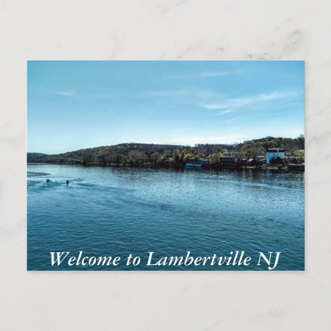 Postal Postcard de Lambertville (Anverso)