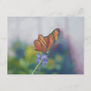 Postal Postcard de las alas de mariposa