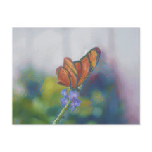 Postcard de las alas de mariposa