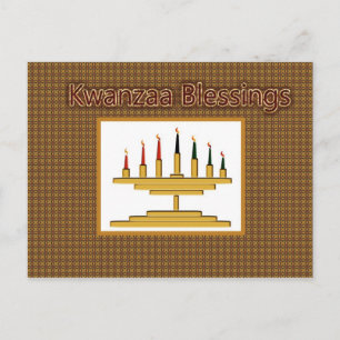 Postal Postcard de las bendiciones de Kwanzaa