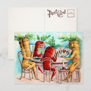 Postal Postcard de las cartas de juego de las zanjas vict