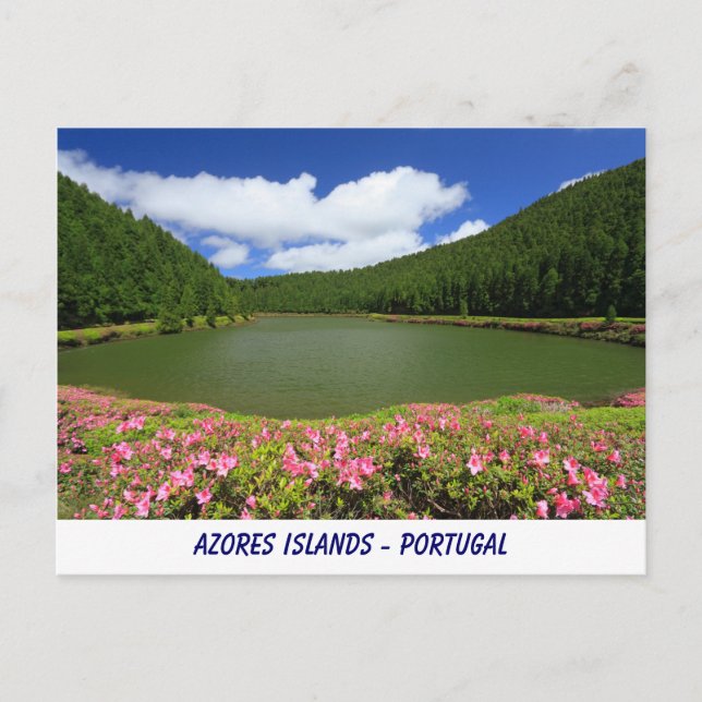 Postal Postcard de las islas Azores (Anverso)