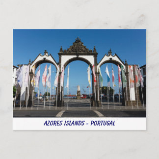 Postal Postcard de las islas Azores