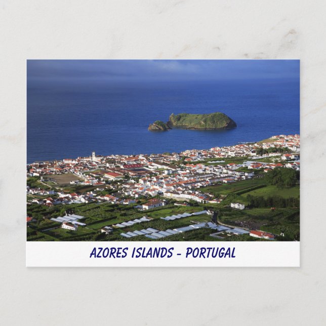Postal Postcard de las islas Azores (Anverso)