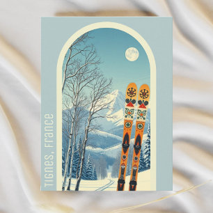 Postal Postcard de las vacaciones de esquí de Tignes Fran