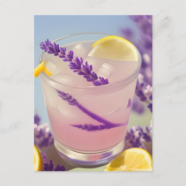 Postal Postcard de Lavender Lemonade (Anverso)