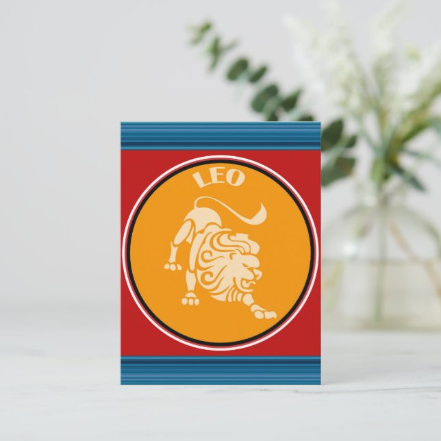 Postal Postcard de Leo (Anverso de pie)