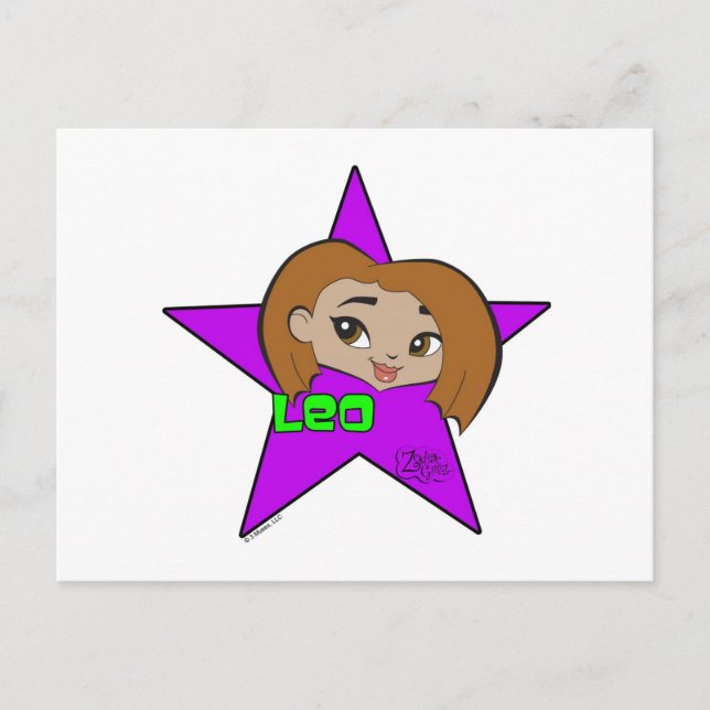 Postal Postcard de Leo (Anverso)