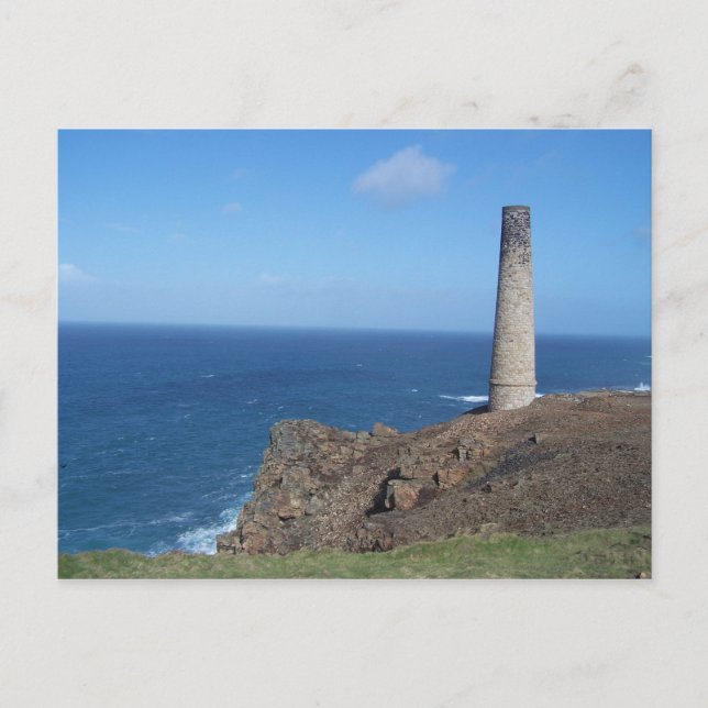 Postal Postcard de Levant Mine Cornwall (Anverso)