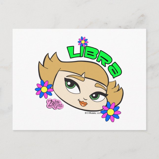 Postal Postcard de Libra (Anverso)