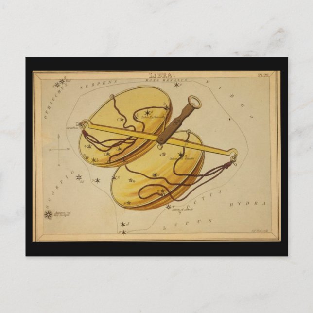 Postal Postcard de Libra (Anverso)